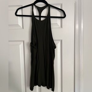 Lululemon tank. Dark olive green. Sz 12. Barely worn